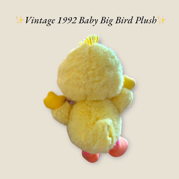 ✨Vintage‎ 1992 Child Dimension Baby Big Bird Plush✨ - Picture 10 of 10